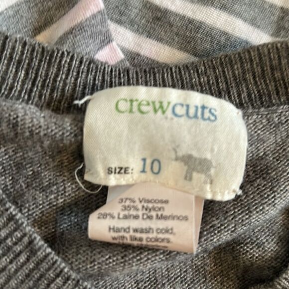 GIRLS CREWCUTS THREE PIECE BUNDLE- DRESS, SWEATER AND LONG SLEEVE TEE - Picture 4 of 9